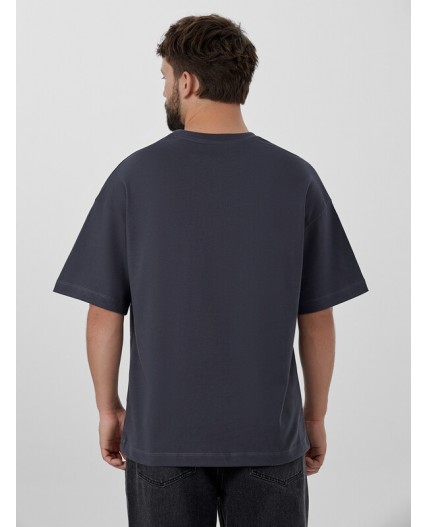 Футболка графит +печать4