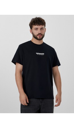 Футболка черный +печать4