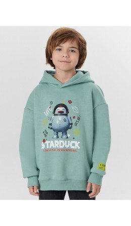 Анорак шалфей +печать