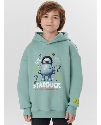 Анорак шалфей +печать