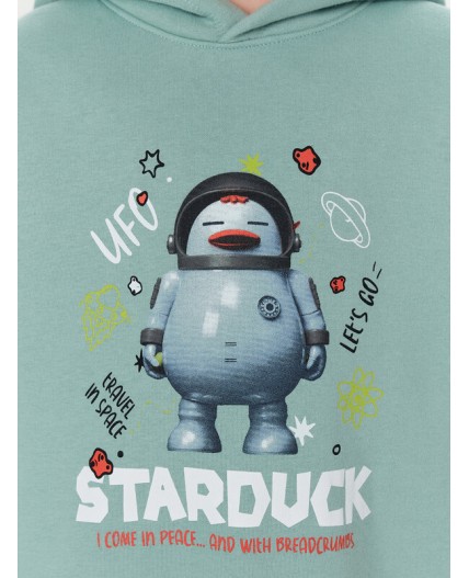 Анорак шалфей +печать