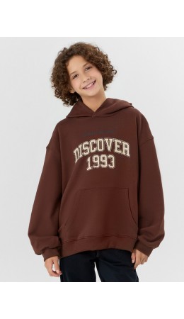 Худи кофе +печать