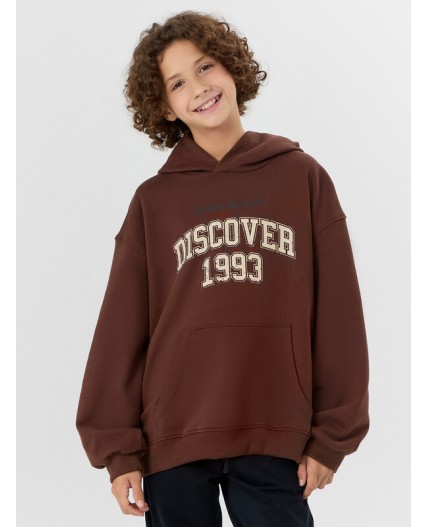 Худи кофе +печать