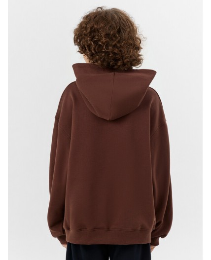 Худи кофе +печать