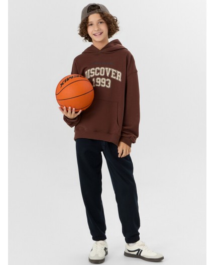 Худи кофе +печать