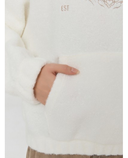 Худи молочный