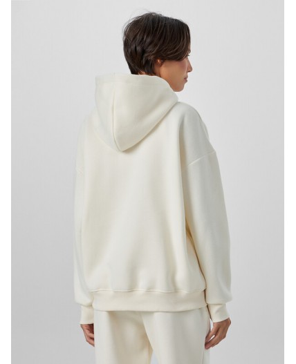 Худи молочный +печать1