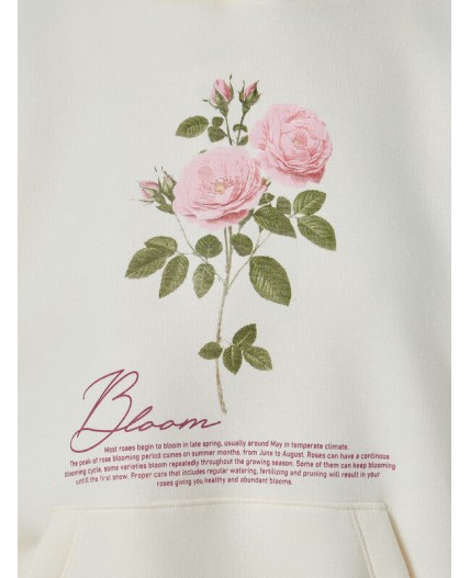 Худи молочный +печать1