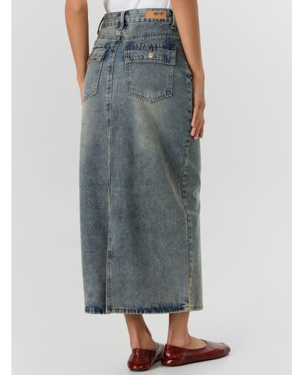 Юбка голубой +тинт