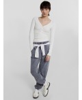 Брюки ACID WASH серый