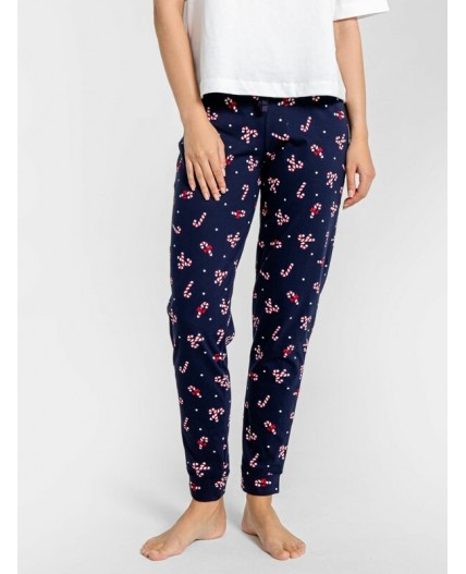 Брюки домашние конфеты на чернильном