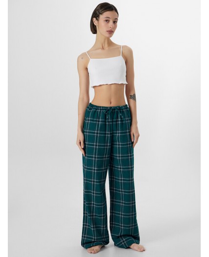 Брюки клетка на еловом