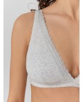 Бюстгальтер серый меланж 4306-А