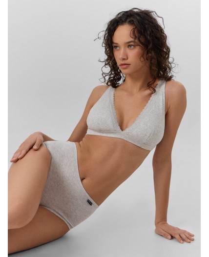 Бюстгальтер серый меланж 4306-А