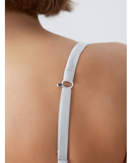 Бюстгальтер серый меланж 4306-А