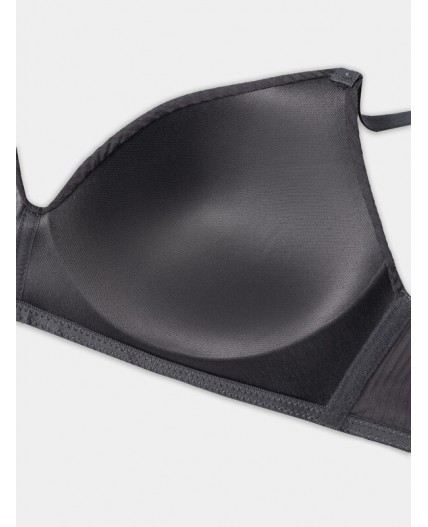 Бюстгальтер т.серый меланж