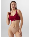 Бюстье бордовый