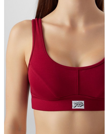 Бюстье бордовый