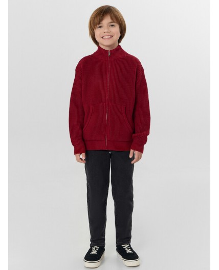 Джемпер гранатовый красный