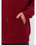Джемпер гранатовый красный