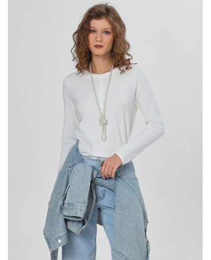 Джемпер белый