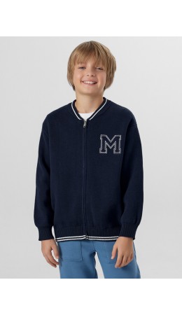 Жакет темно -синий