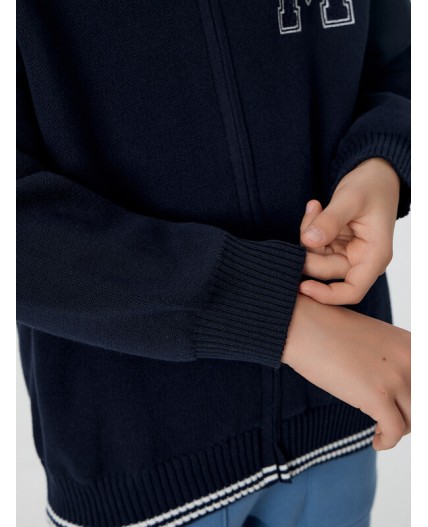 Жакет темно -синий