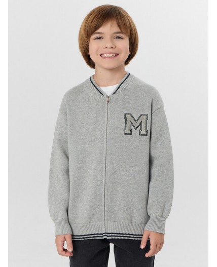 Жакет св.серый меланж