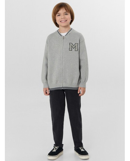 Жакет св.серый меланж