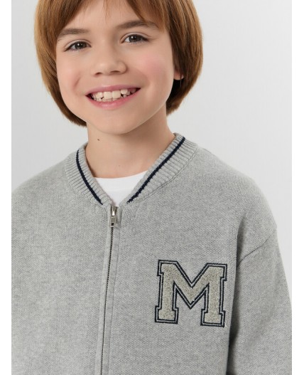 Жакет св.серый меланж