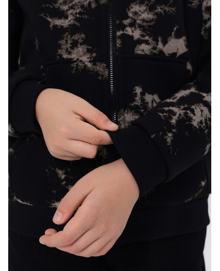 Жакет разводы на черном