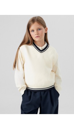 Жилет молочный