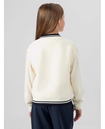 Жилет молочный