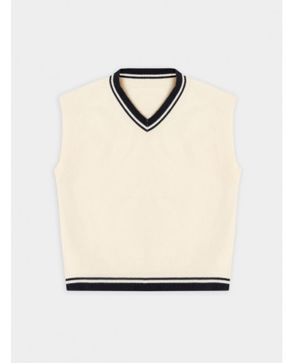 Жилет молочный