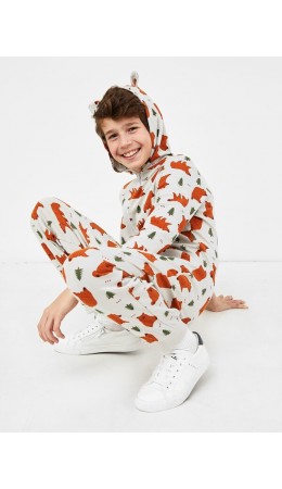 Комбинезон медведи на сером