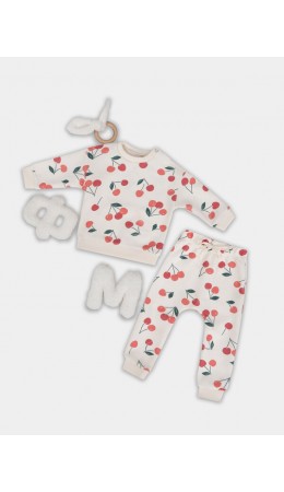 Комплект вишня на молочном