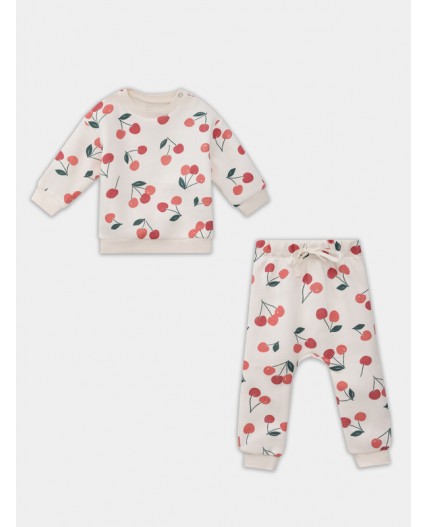 Комплект вишня на молочном