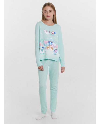 Комплект иней +белые снежинки