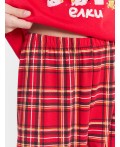Комплект красный +красная клетка