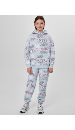 Комплект надписи на нежно -голубом