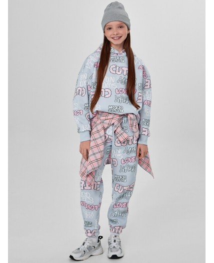 Комплект надписи на нежно -голубом