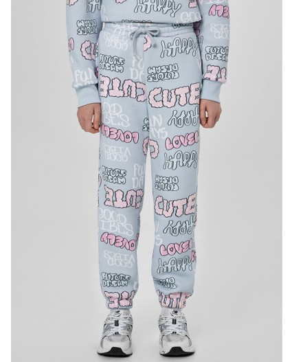 Комплект надписи на нежно -голубом