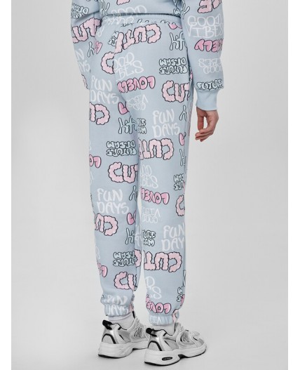 Комплект надписи на нежно -голубом