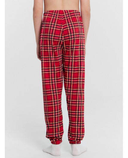 Комплект красный +красная клетка