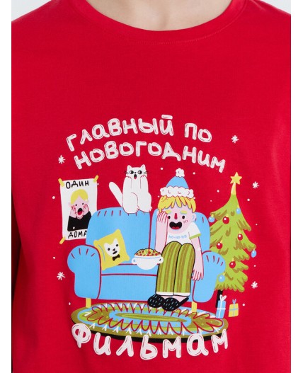 Комплект красный +красная клетка