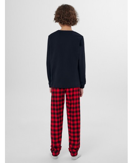 Комплект черный +черно -красная клетка