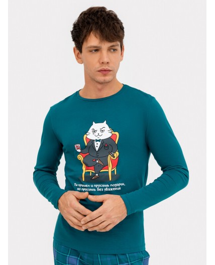 Комплект темно -зеленый +зеленая клетка