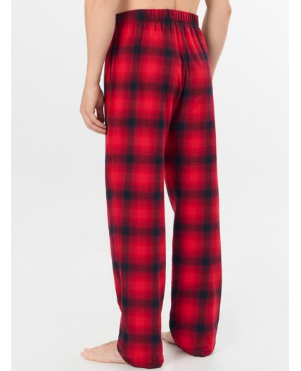 Комплект красная клетка на черном