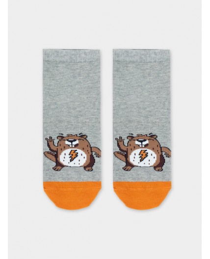 Носки серый меланж