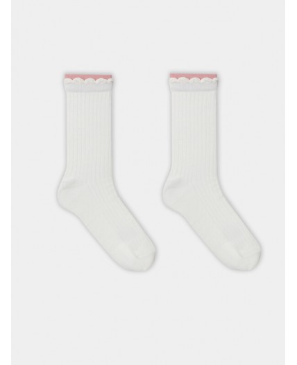 Носки молочный /сухая роза